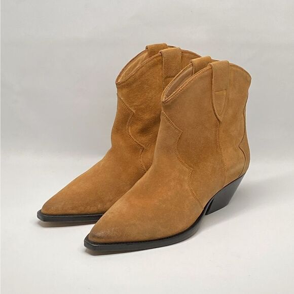 Isabel Marant Dewina Suede Western Booties size 37 - Picture 5 of 14